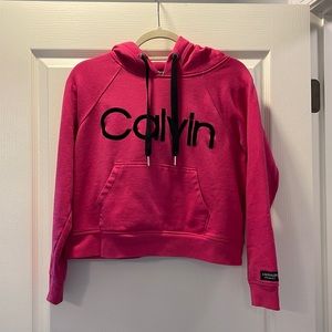 Calvin Klein Monogram Logo Drawstring Hoodie